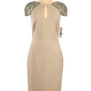 Badgley Mischka Bling Shoulder Dress